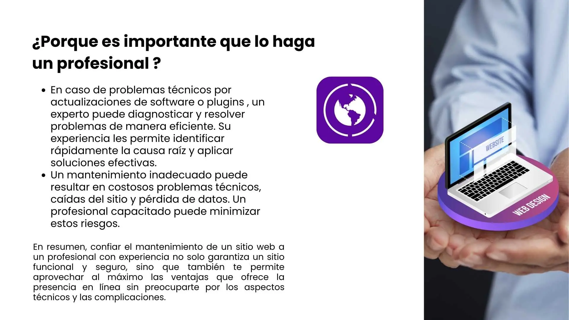 Presentación_mantenimiento_web_diapositioiva_importancia
